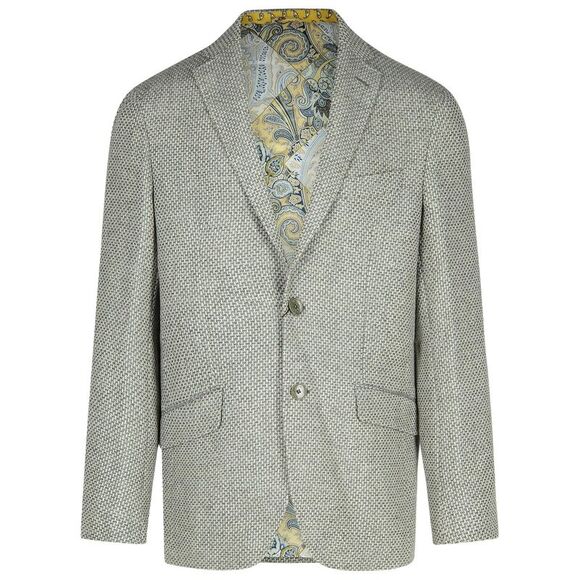 Etro 'Roma' Grey Wool Blend Blazer Men - Picture 1 of 3